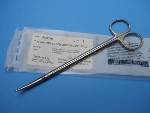 TOENNIS-ADSON SCISSORS Delicate Curved 175mm (Aesculap) Surgical Instruments OR
