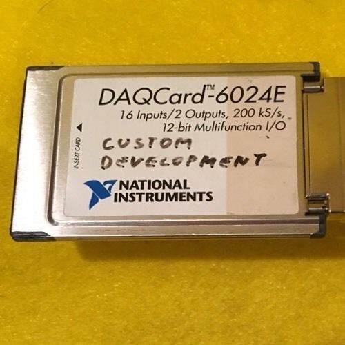 NATIONAL INSTRUMENTS NI DAQCard-6024E