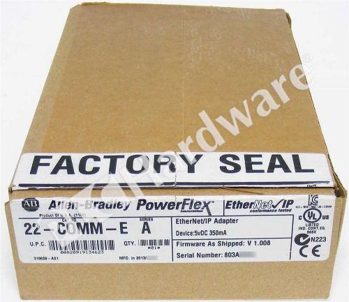 New Allen Bradley 22-COMM-E /A PowerFlex Component Class EtherNet/IP Adapter