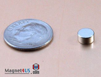 400pcs Super Strong Rare earth neodymium disc 1/4&#034;x1/8&#034; thick Neo magnet