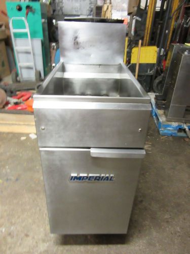 Used Gas Fryer Commercial IFS-40 Imperial 105,000 BTU FREE SHIPPING (16-041-120)