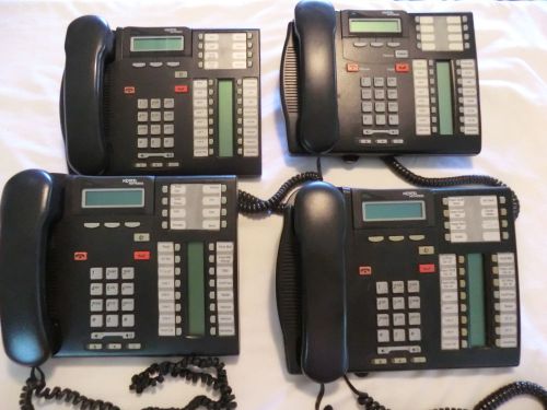 lot of 4 NORTEL Networks T7316E Business Phone NT8B27JAAA (UNTESTED)
