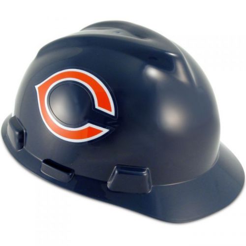 **chicago bears: (msa) nfl professional &#039;staz-on&#039; v-gard hard hat never worn** for sale