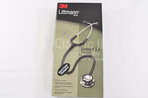 3M Littmann Classic II S.E. Stethoscope, Black Tube, 28 inch, New