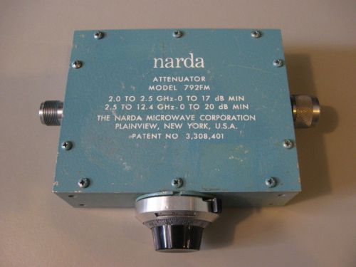 Narda Model 792FM Attenuator