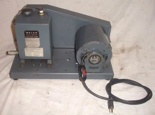 Welch duo-seal vacuum pump, model 1399 for sale