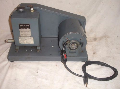 WELCH DUO-SEAL VACUUM PUMP, MODEL 1399