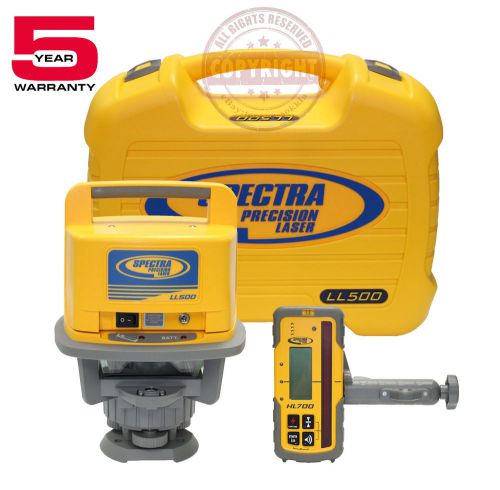 New! spectra precision ll500 + hl700 rotary laser level, transit, laserplane for sale