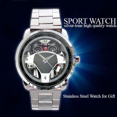 2008 Alfa Romeo 8C Competizione Coupe Alfa Red Steering Sport Wheel Metal Watch