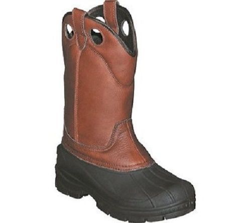 Winchester pro line win67028 men&#039;s pull on wellington brown boots size 10 for sale
