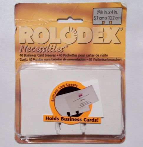 Rolodex Necessities Business Card Holders 2 x 4 NOS 1998