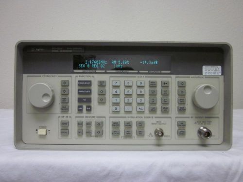 Hp / agilent 8648b 9 khz to 2 ghz synthesized signal generator for sale