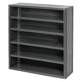 Closed Steel Shelf With 10 Shelves, 36&#034;Wx18&#034;D&#039;73&#034;H