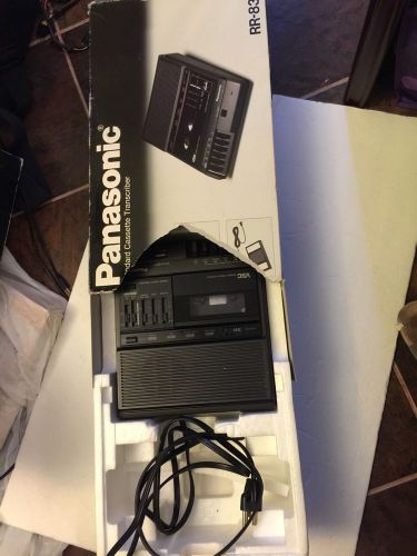 Panasonic RR-830 Standard Cassette Transcriber Dictation VSC Mic Tape Recorder