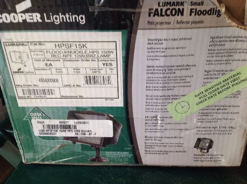 COOPER LIGHTING LUMARK FALCON SMALL FLOODLIGHT HPSF15K 150 WATT CONTRACTOR