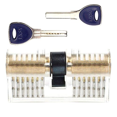 Smartproteger practice lock transparent material cutaway practice 7 pins brass for sale