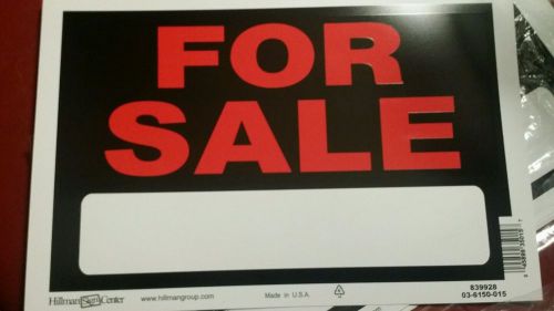 FOR SALE SIGN 6 pack, auto car boat motorcycle  home window windshield Hillman