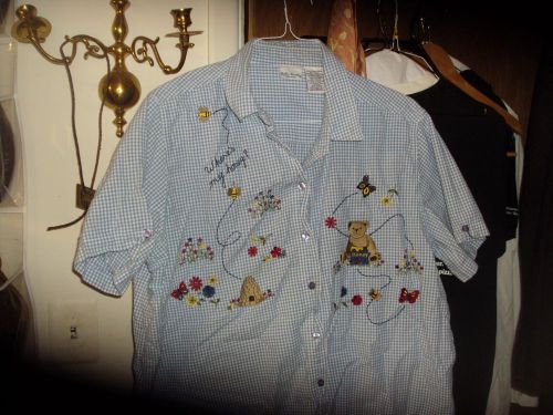 Beekeeping Honey Bee  shirt   design  embroided   large     Honey Bee  collector