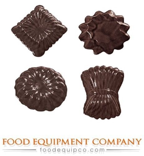 Paderno 47867-15 Chocolate Mold round and oval assorted 1.5&#034; dia. x 1/2&#034; H...