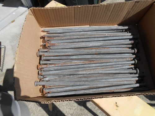 3/8X12&#034; LANDSCAPE SPIKES LOT OF 50 MADE IN THE USA