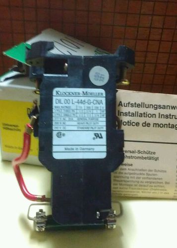 Klockner moeller universal contactor relay, DIL 00L-44d-G-CNA