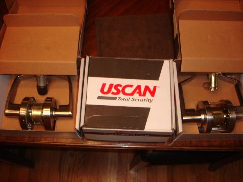 Uscan leverset usl252d uscan door handle lot of 3 for sale