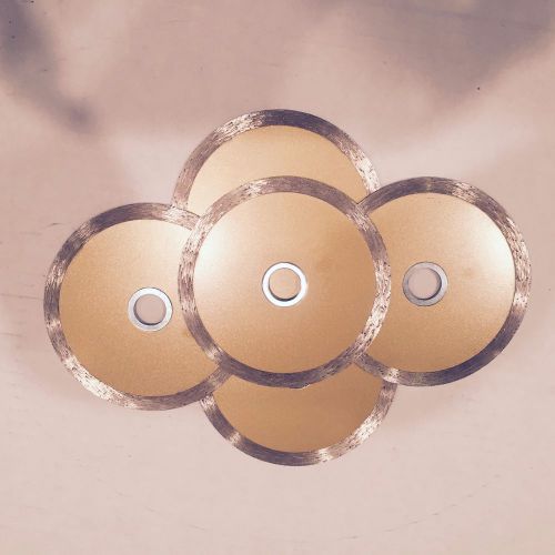 5-PACK! 4 inch diamond blades for cutting tiles, porcelain, stone and masonry