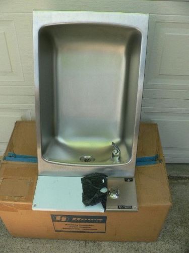 Haws 2400 stainless steel drinking fountain~standard recessed wall mount for sale