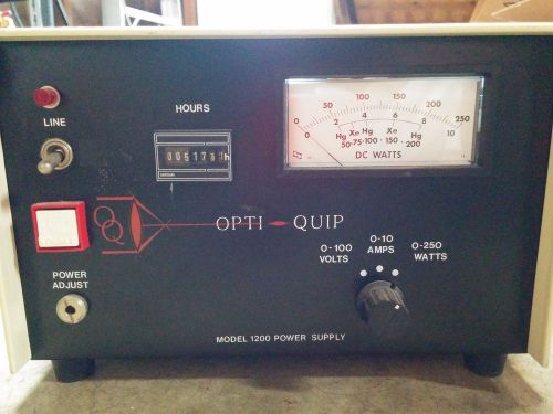 OPTI-QUIP model 1200 arc lamp power supply
