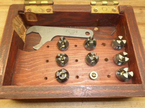 Butterfield thred-rite and acorn threading die set with wrench case machine tool for sale