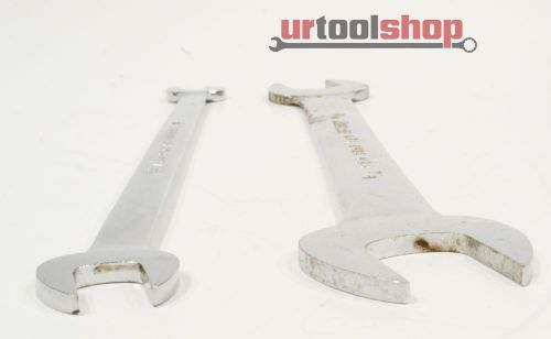 Lot of 2 Snap-on SAE Slimline Open End Wrenches 2643-386