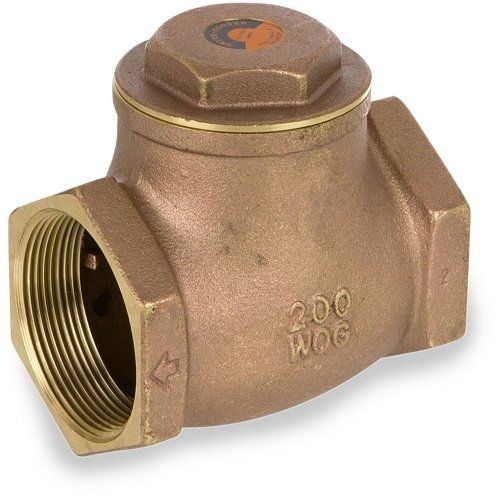 Smith-cooper international 9191 series brass swing check valve, 2-1/2&#034; npt for sale