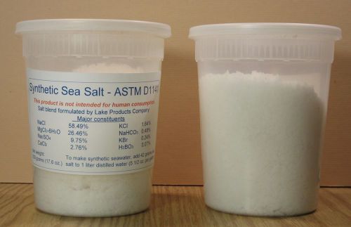 Synthetic Sea Salt, ASTM D1141 Formula, 500 gms (17.6 oz.)