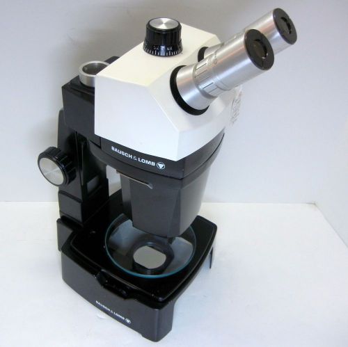 Bausch &amp; lomb sz7 trinocular microscope 10xwf, stand, 70x, ring light ready #165 for sale