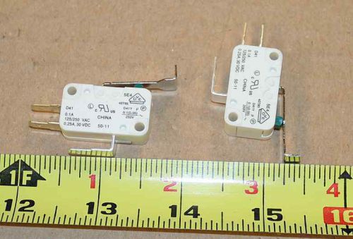 2 new Dixie Narco single motor micro switch for 1 price - manuf. p# 80410073001