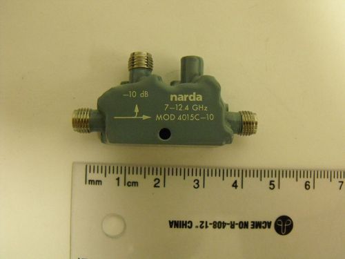 NARDA 4015C-10 Coaxial Directional Coupler 7 - 12.4GHz