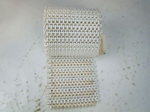 Conveyor belt habasit m2540 grip top polypropylene white 9.8&#034; x 10&#039; for sale