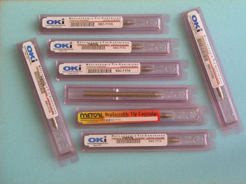 New in Pkg. OKI / Metcal Replaceable Solder Tip Cartridge SSC-717A