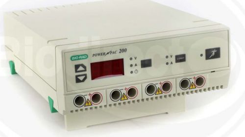 8089:Bio-Rad Laboratories:Power Pac 200:Power Supply:Electrophoresis