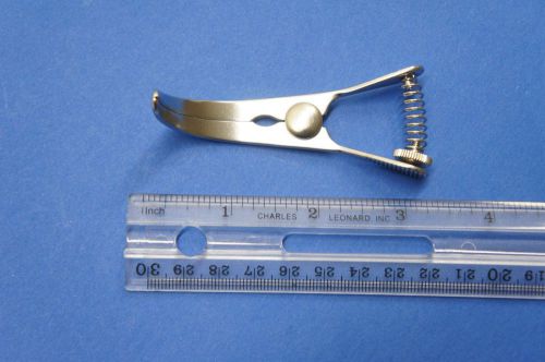 Grieshaber clamp artery glover 9cm length curved serrated 40mm for sale