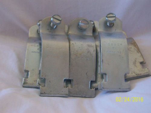 Wesco and mixed brand 2&#034; conduit clamps lot-11 for sale