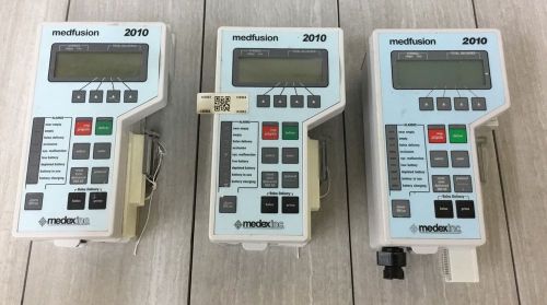 Medex Medfusion Syringe Infusion Pump 2010 Lot of 3 PARTS ONLY 145864