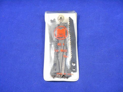 Unknown Brand M (10 pieces) No 4 Jigsaw Blade, 2-3/8&#034; Blade, 3-1/8&#034; OAL, 9 TPI