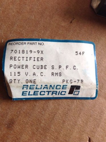 Reliance Electric Power Cube Rectifier 701819-9X