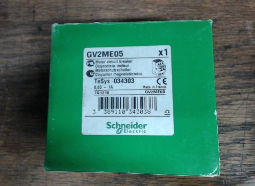 New factory sealed gv2me05 schneider electric motor circuit breaker - 60 day war for sale