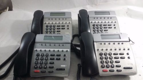 Lot of 4  NEC Dterm 80 Telephones DTH-8D-2 (BK) TEL Black