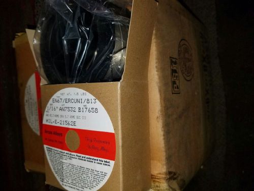 Arcos 67 Nickel 813 ERCuNi 1/16&#034; 1.5lb Spool Gun Mig Welding Wire Machine Welder