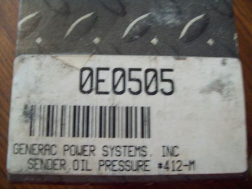 Generac Power Systems Sender Oil Pressure 412-M