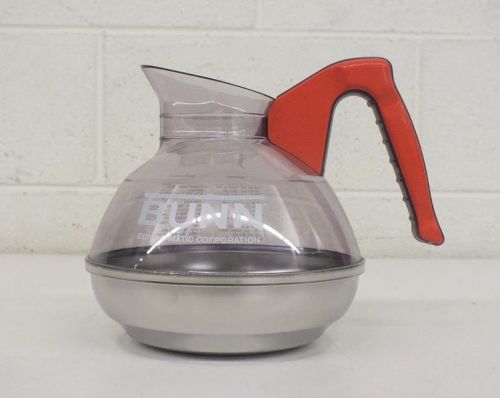 Bunn Bunn-O-Matic #RD1990 Replacement Plastic Decaff Coffee Carafe Pot Decanter