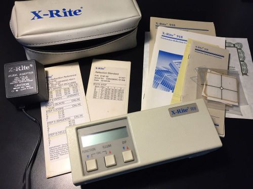 X-RITE 918 Tristimulus Reflection Colorimeter